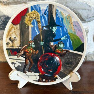 Vintage Wizard of Oz plate "The Wicked Witch of the West" 1979